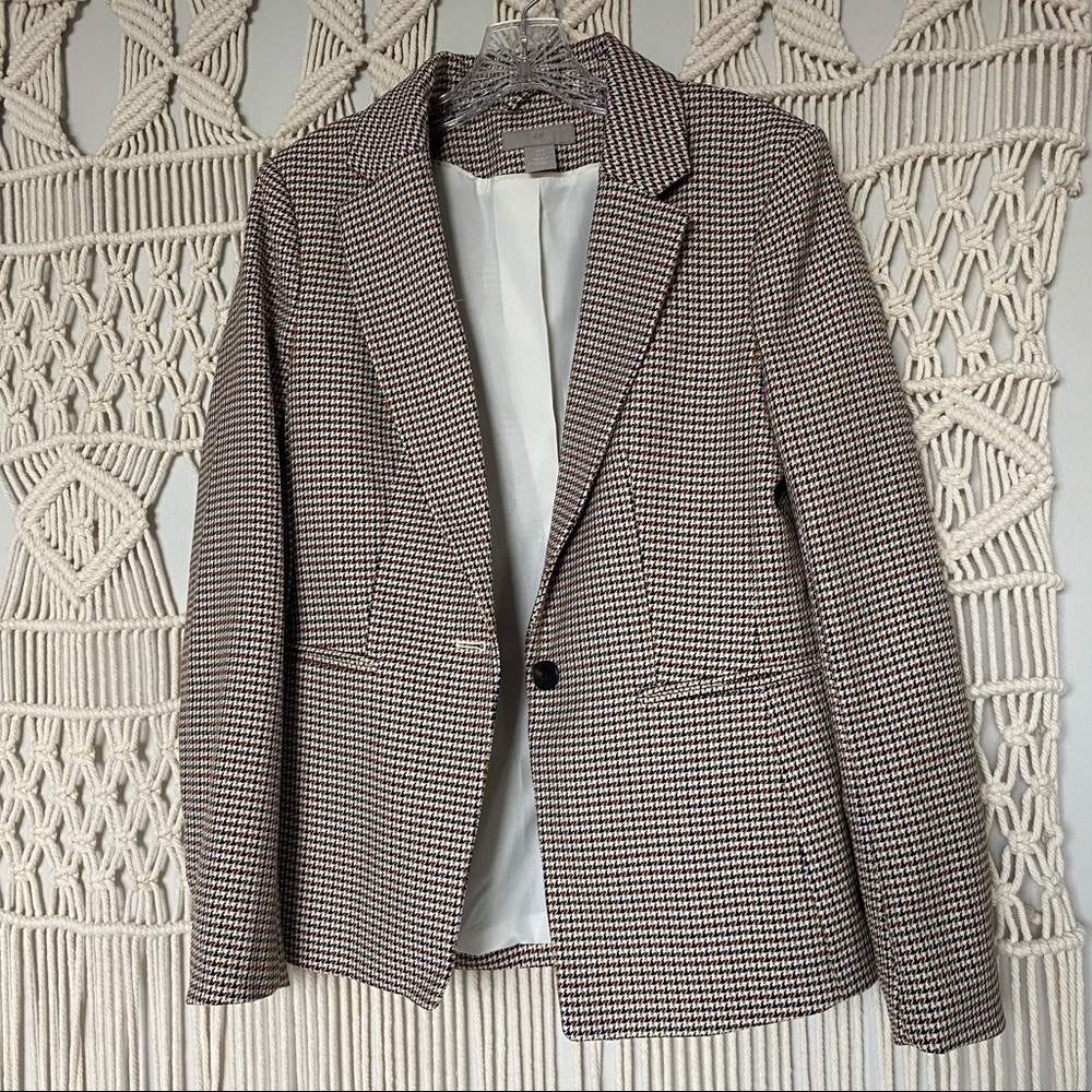 H&M Houndstooth Blazer